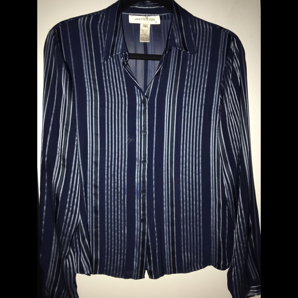 Jones New York 100% Silk Blouse